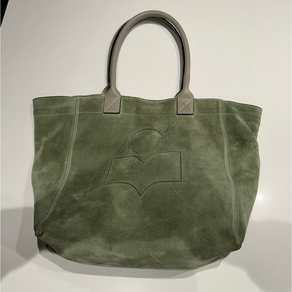 ISABEL MARANT Green Small Yenky Tote - Picture 1 of 13
